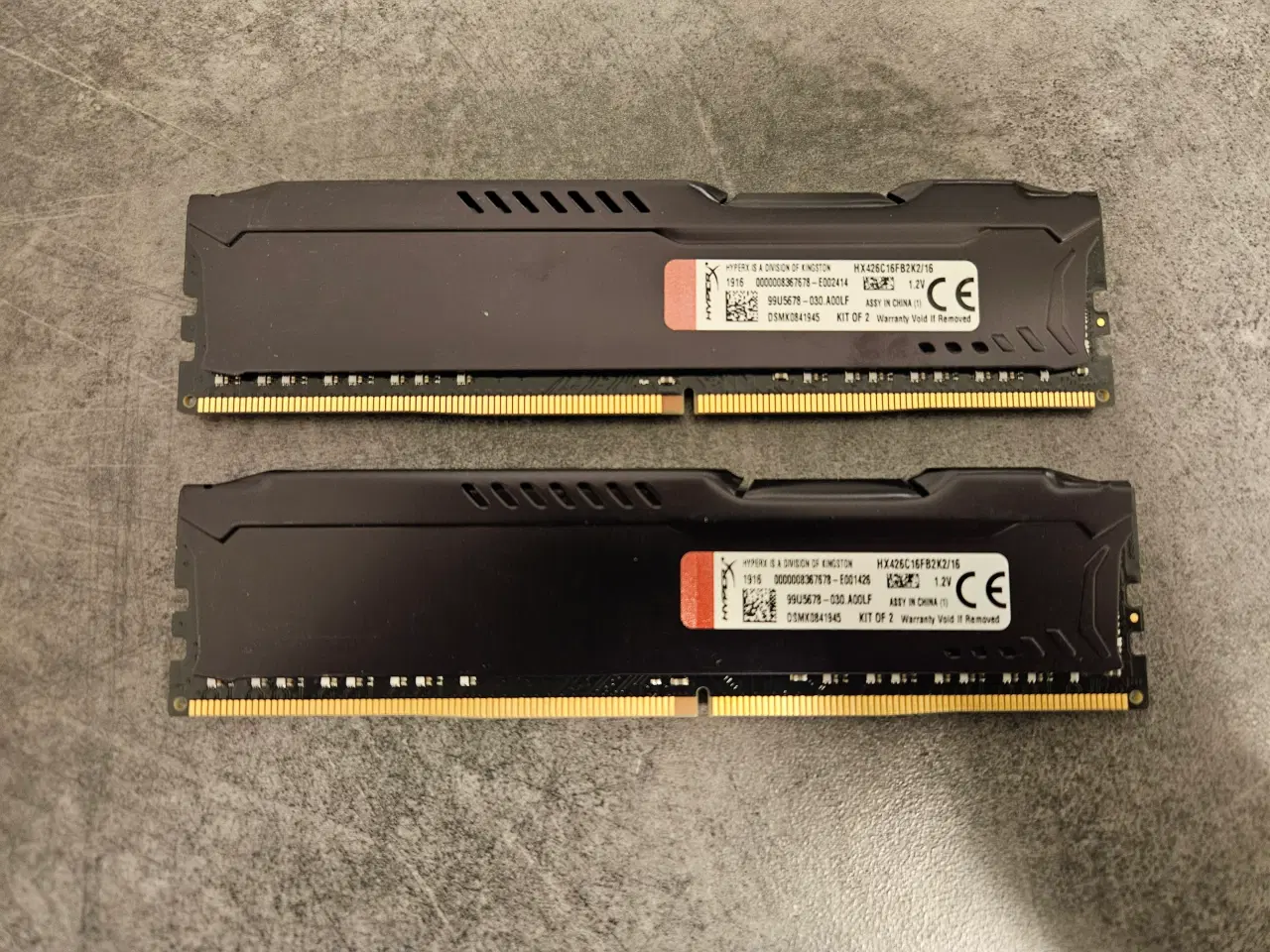 Billede 2 - Kingston HyperX FURY DDR4-2666 16GB Kit (2 x 8GB)
