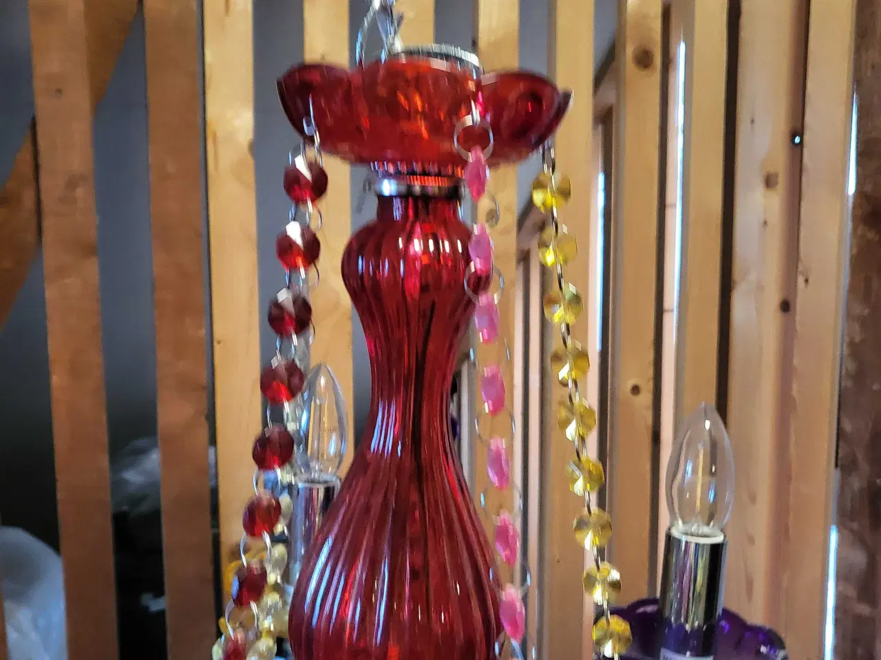 Billede 6 - Farverige lysekrone 