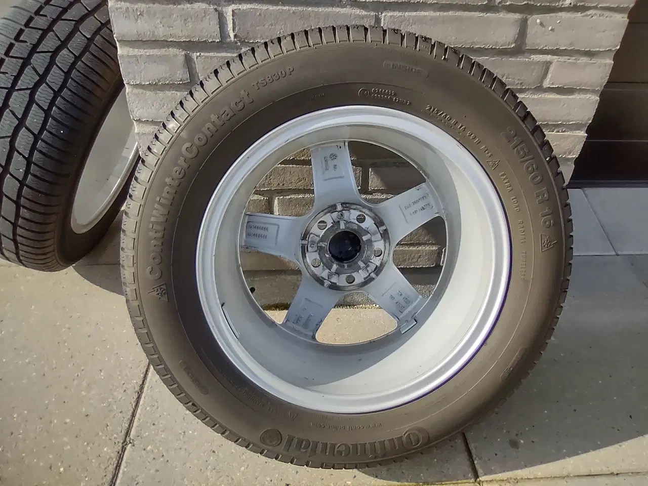 Billede 4 - alu fælge med vinterdæk