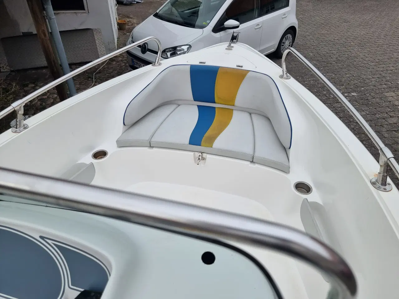Billede 3 - Olympic styrepultbåd m. motor og trailer
