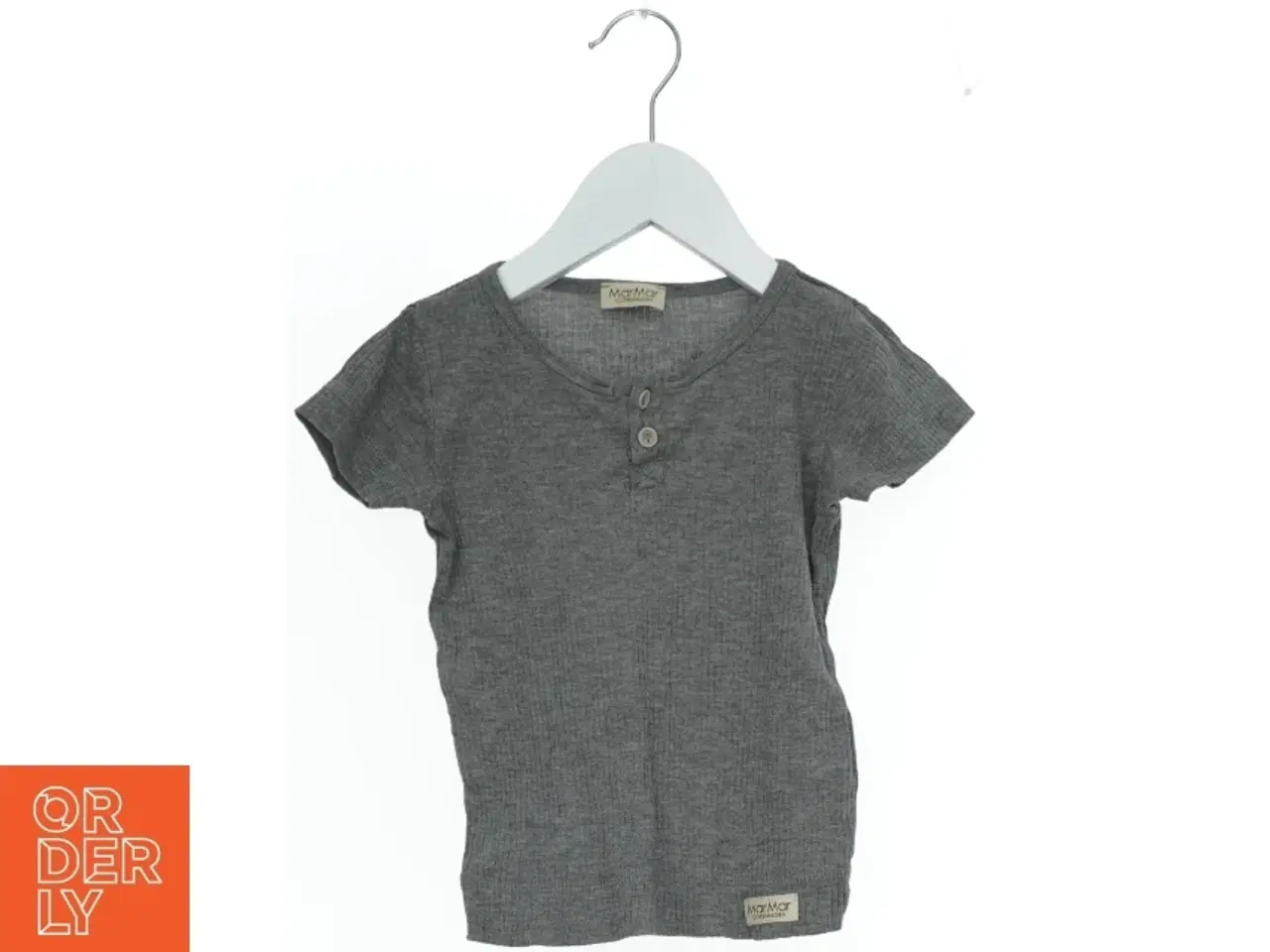 Billede 1 - Grå kortærmet T-shirt fra MarMar (str. 92)