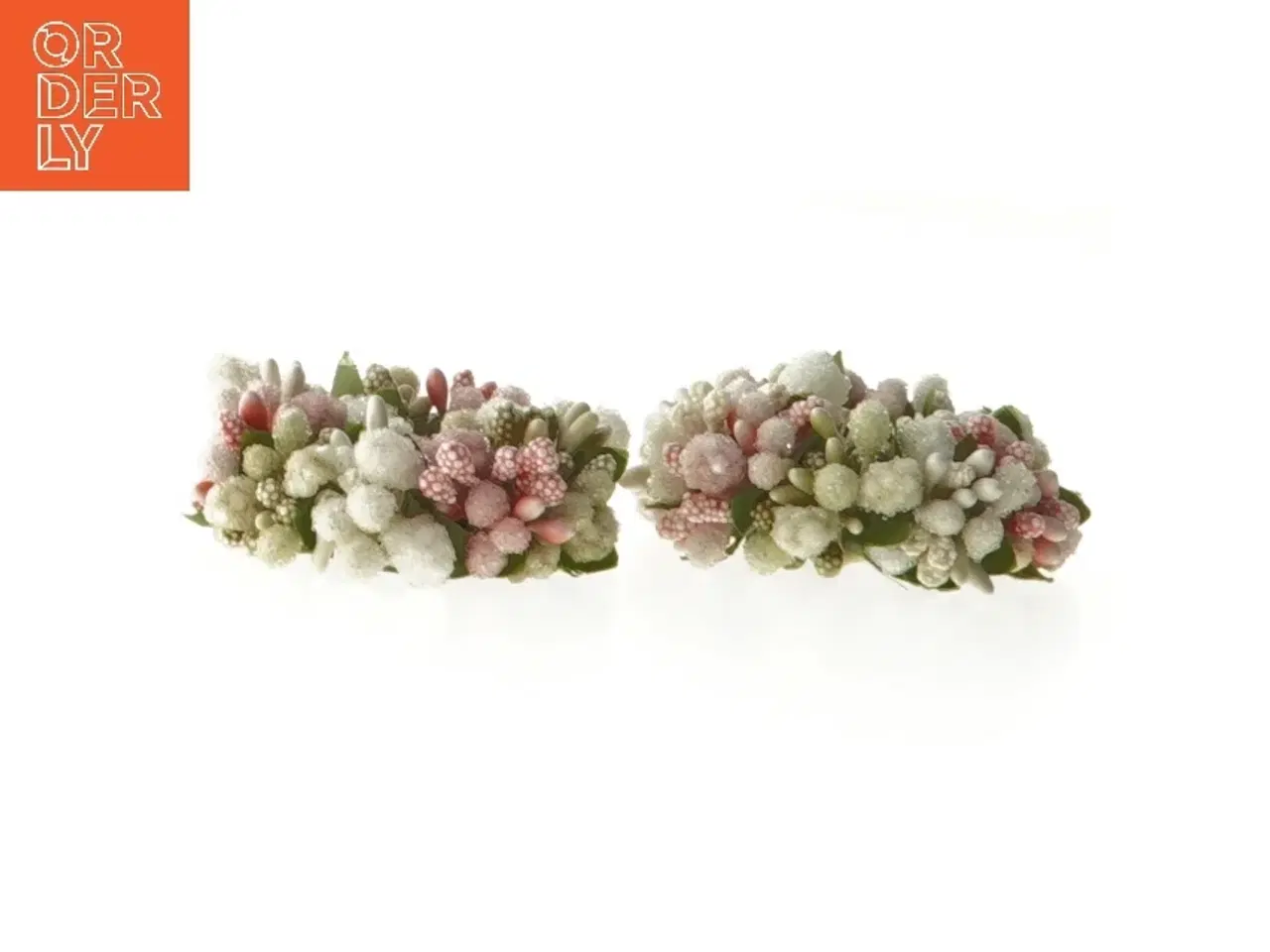 Billede 3 - Kunstige blomster lys kranse (str. Ø 6 cm)