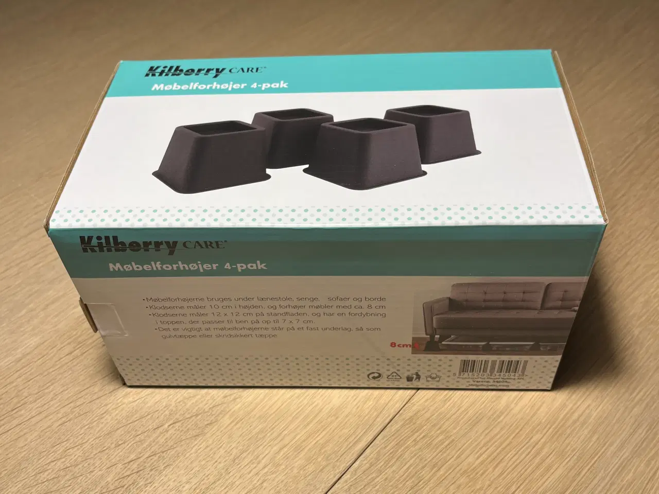 Billede 1 - Møbelforhøjer 4 stk.