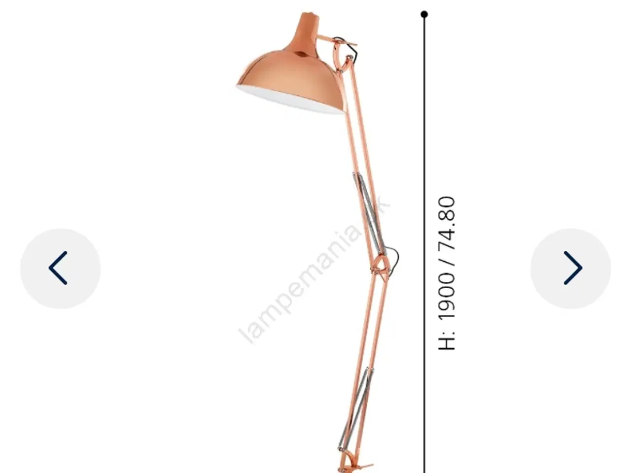 Billede 4 - Eglo Borgillio Gulvlampe 