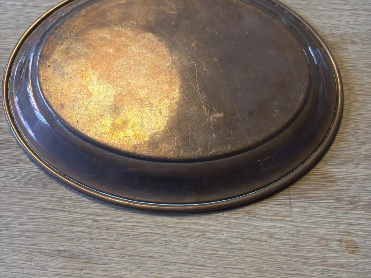 Billede 2 - Ovalt kobber fad
