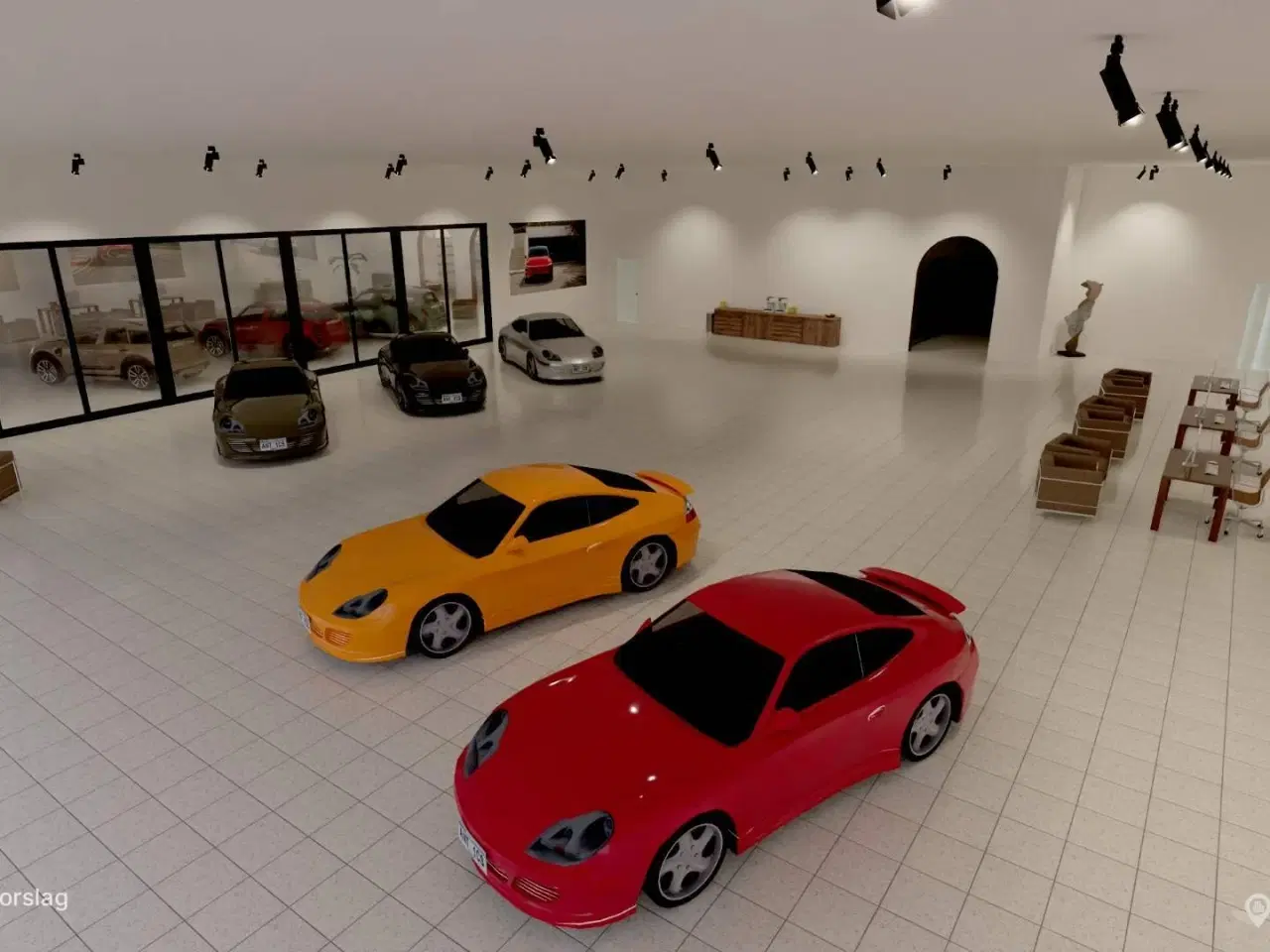 Billede 10 - Showroom/detail på trafikeret Roskildevej