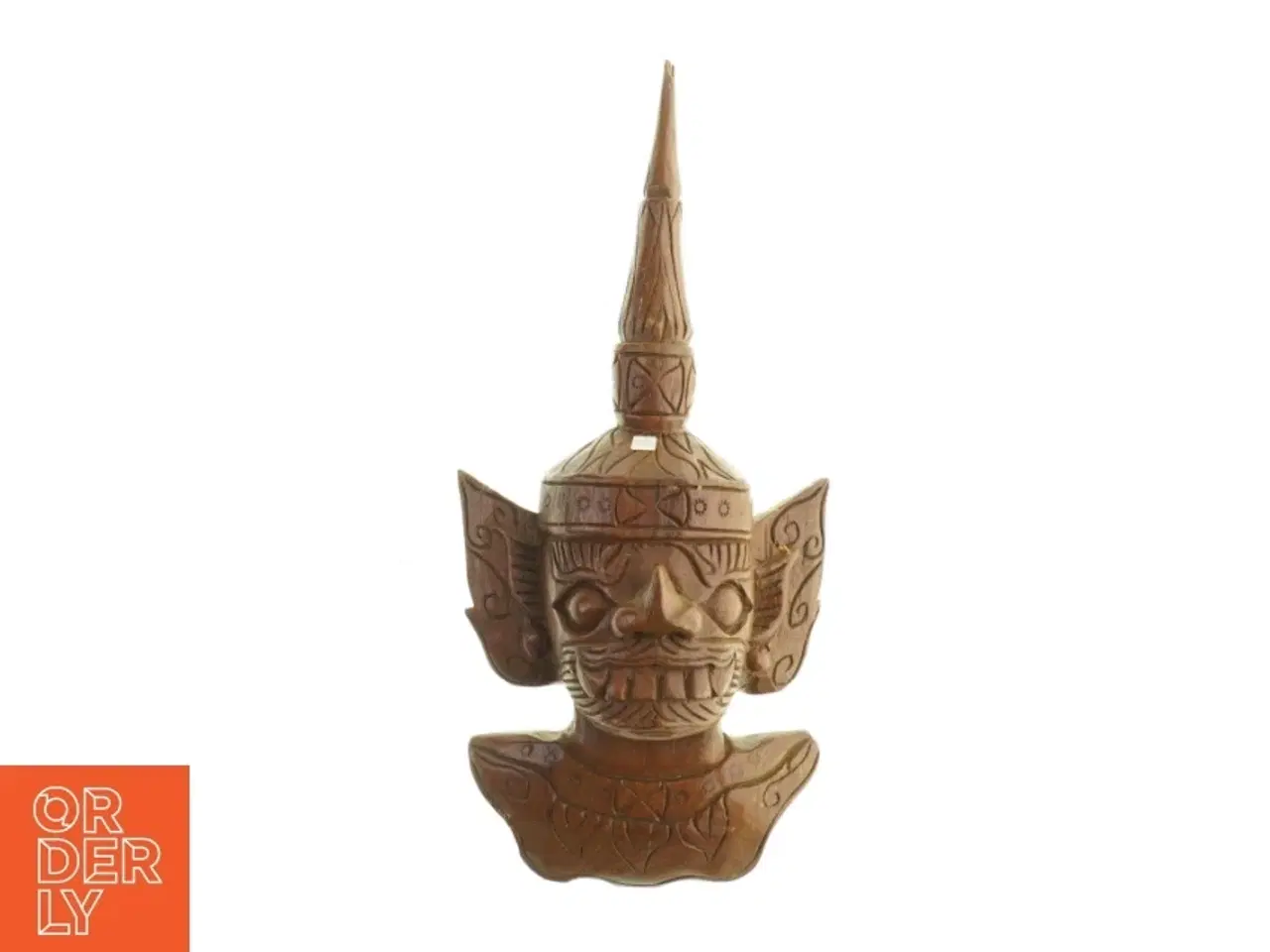Billede 1 - Træudskåret Garuda-figur (str. 40 x 18 cm)