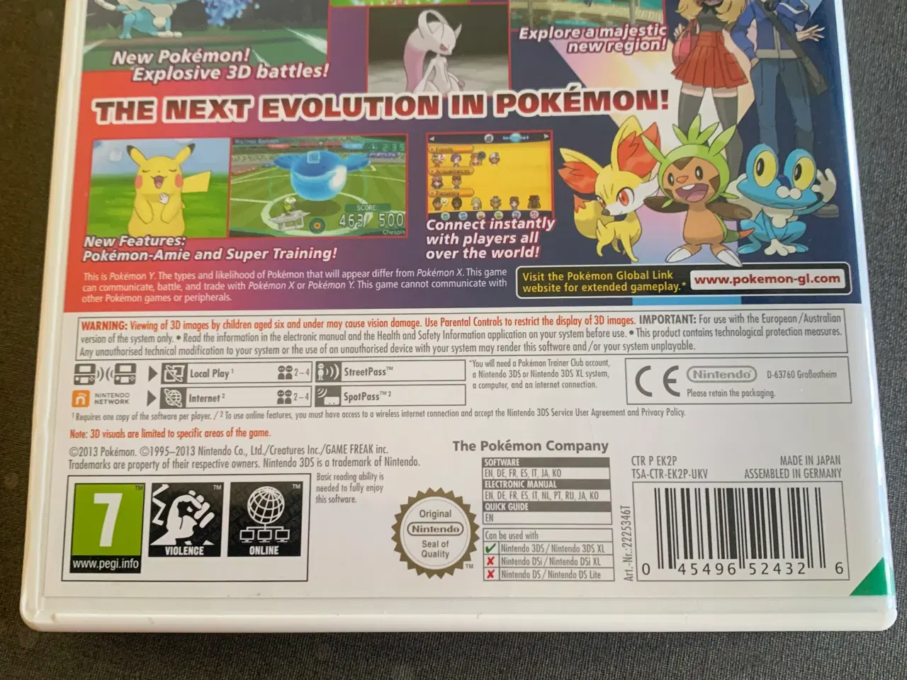 Billede 2 - Pokemon Y 3ds spil