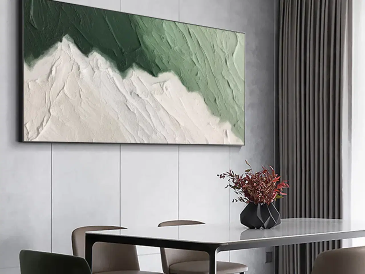 Billede 7 - Stort maleri 95 x 200 cm (Gratis levering)