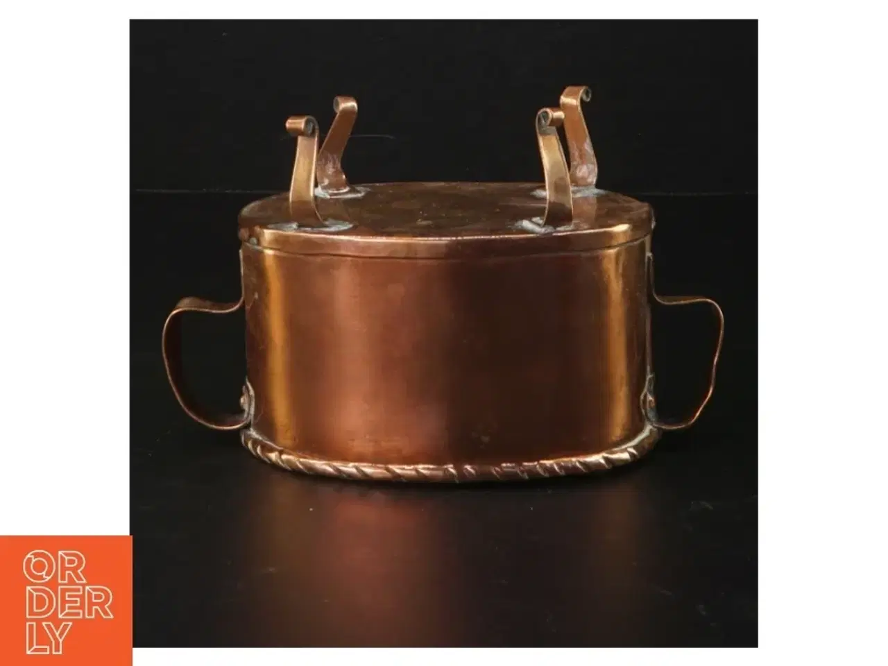 Billede 2 - Kobber potte (str. Ø. 12 x. 8,5 cm)