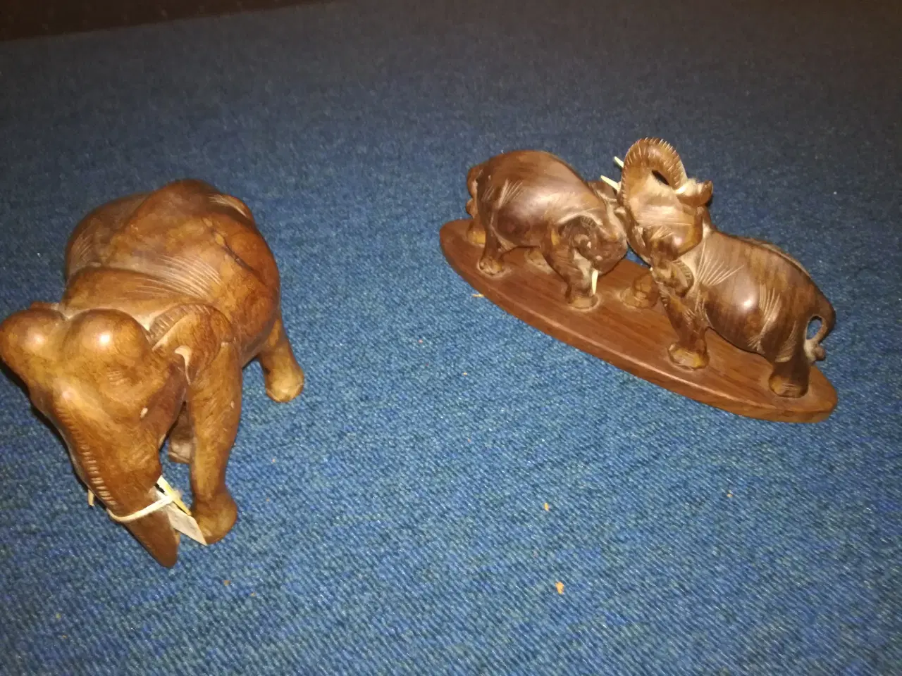 Billede 8 - Træsnit af elefanter 3 stk. 