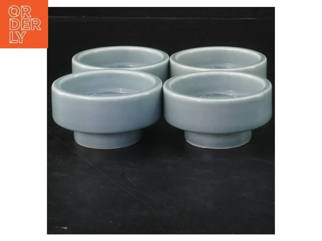 Billede 1 - Vintage lysestager (str. Ø 7x4 cm)