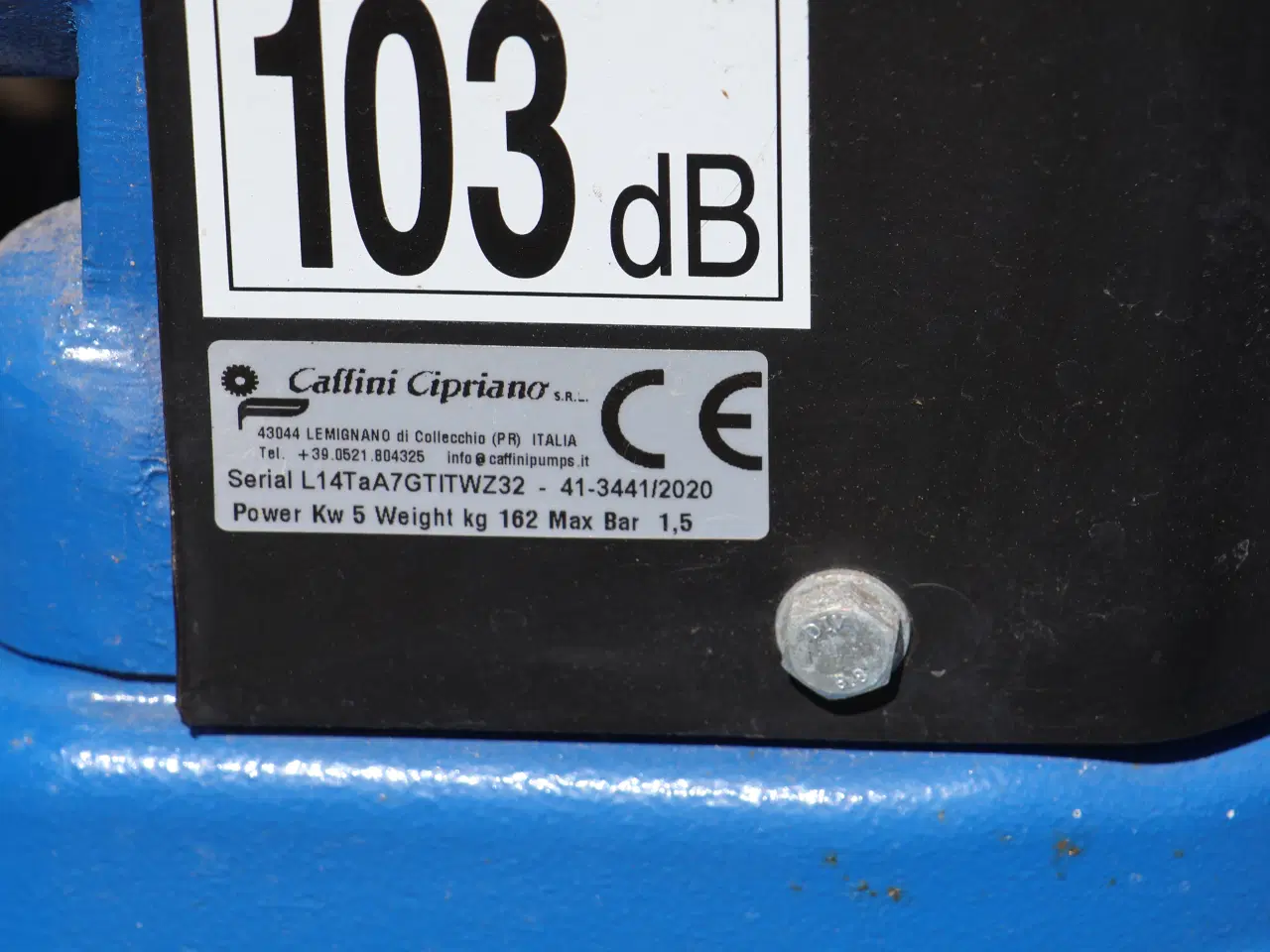 Billede 4 - Caffine Libellula membranpumpe m/Hatz diesel motor