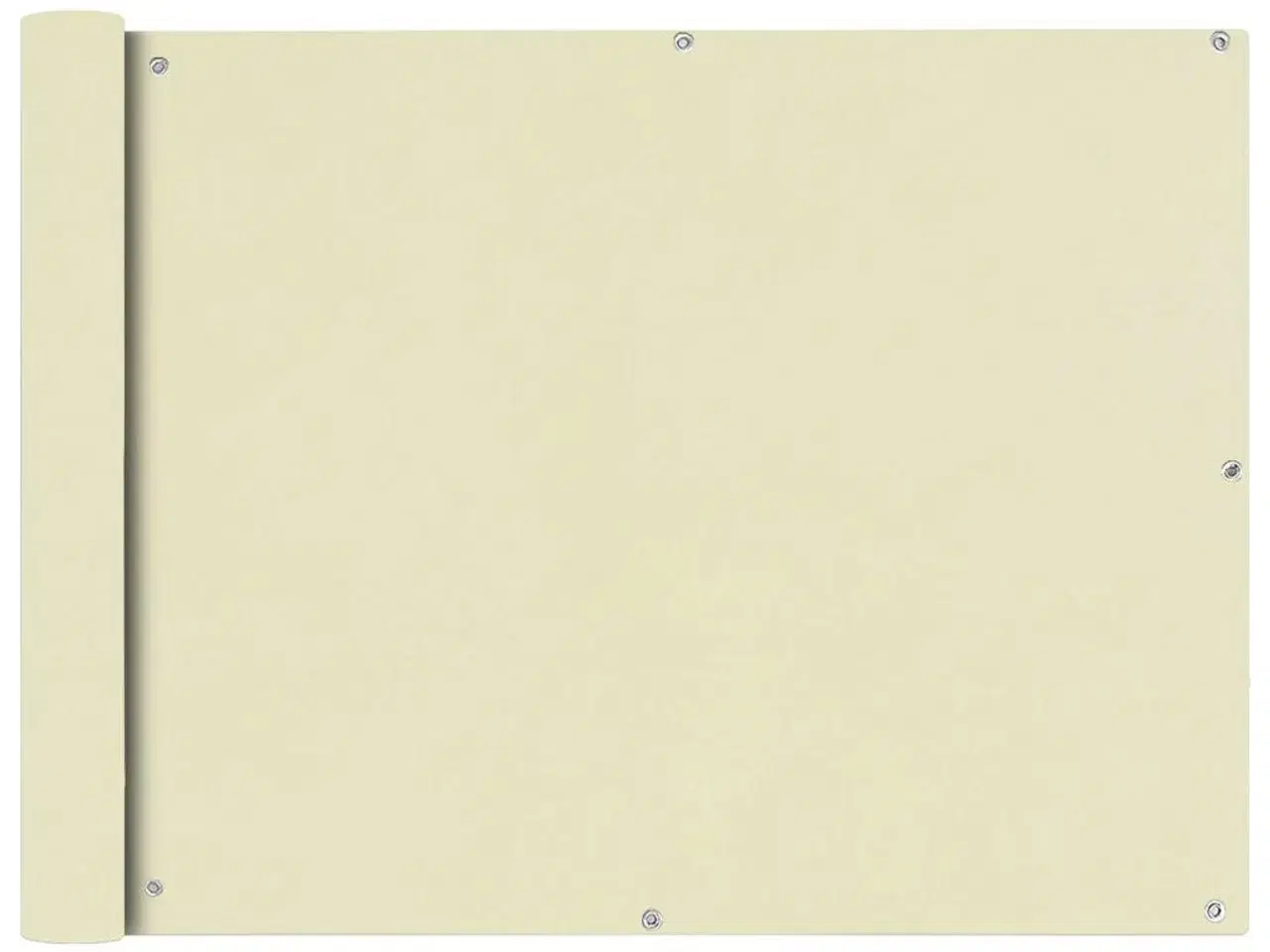 Billede 1 - Balkonafskærmning Oxford-stof 90x400 cm cremefarvet