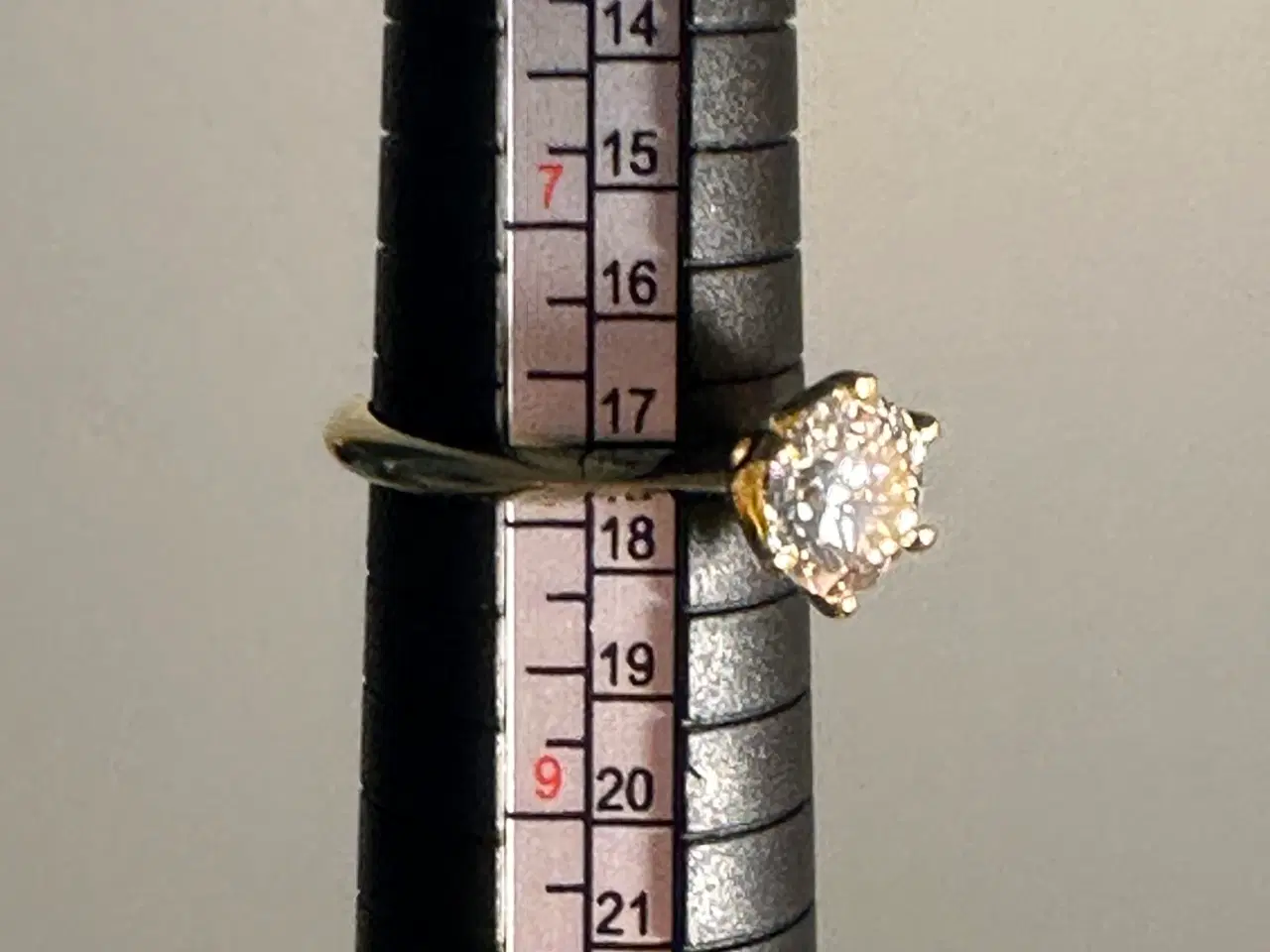 Billede 6 - Ny sølvring med certificeret 1 karat  moissanite
