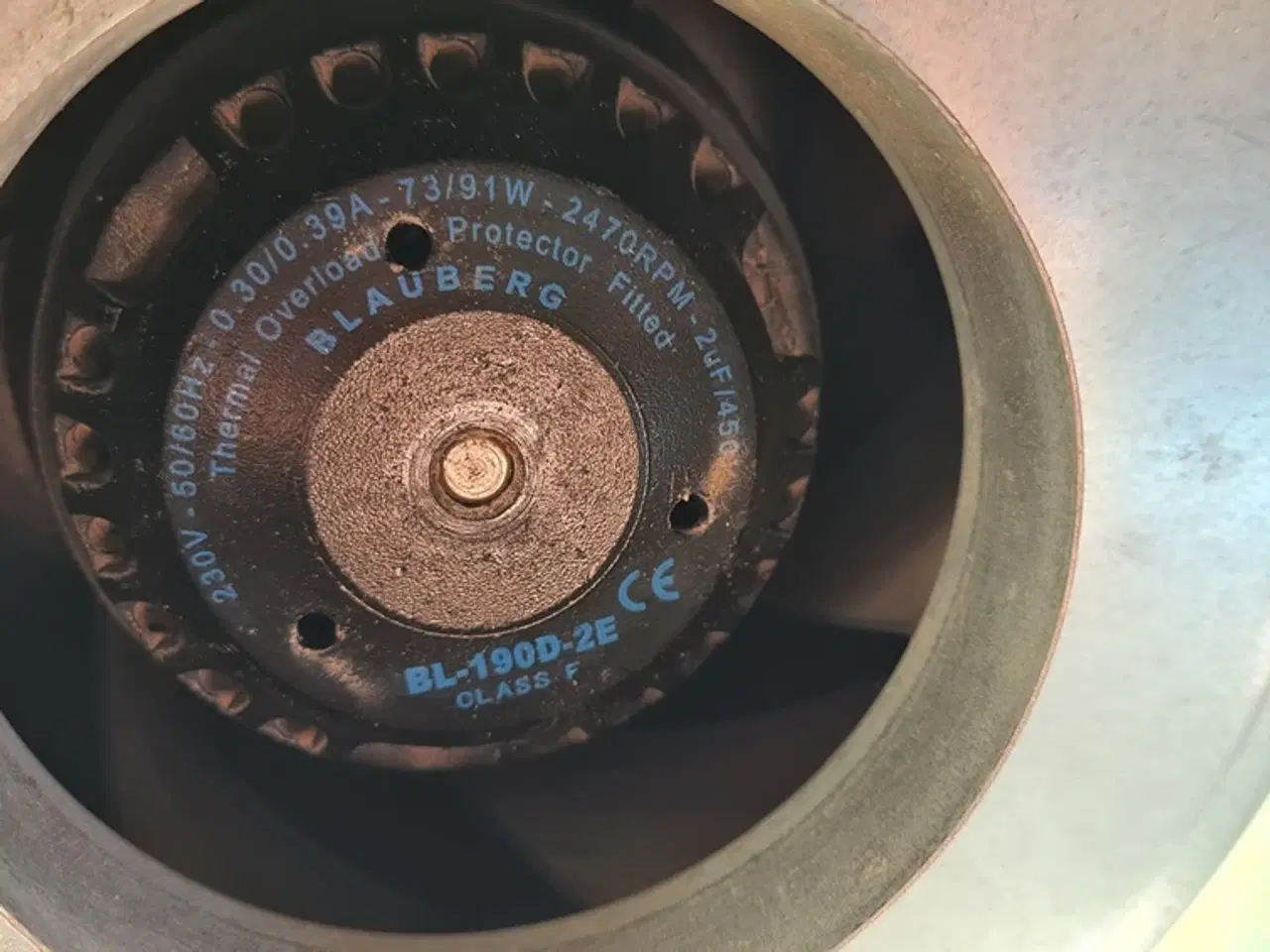 Billede 2 - Kanalventilator EL 100 VK galvaniseret.