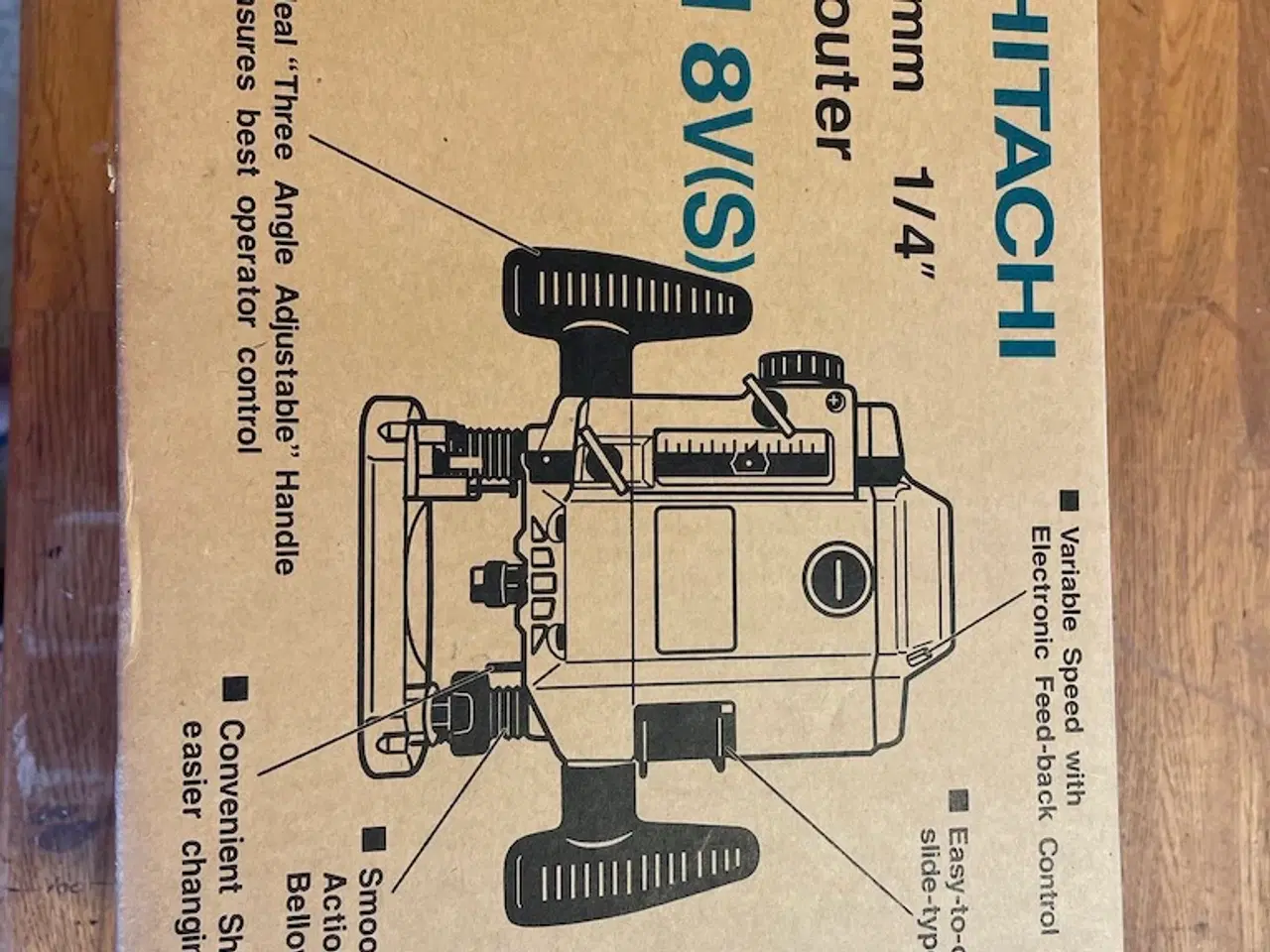 Billede 3 - Overfræser Hitachi M 8V(S) Professionel