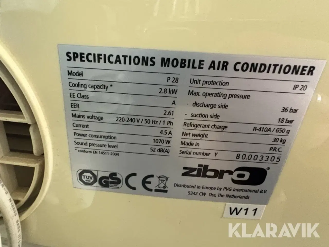 Billede 7 - Air condition anlæg Zipro P28