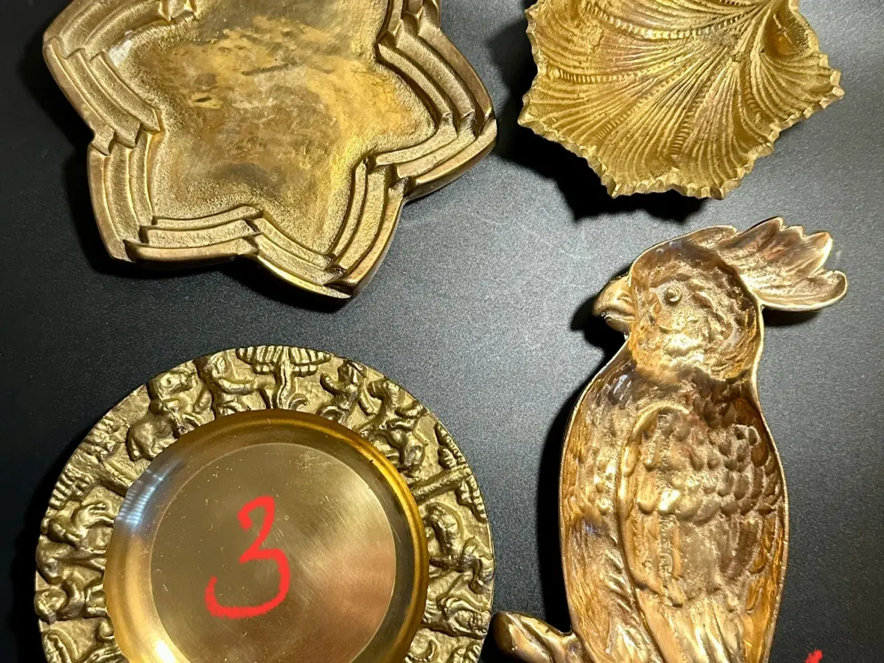 Billede 1 - Vintage kunstgenstande af messing og bronze sælges