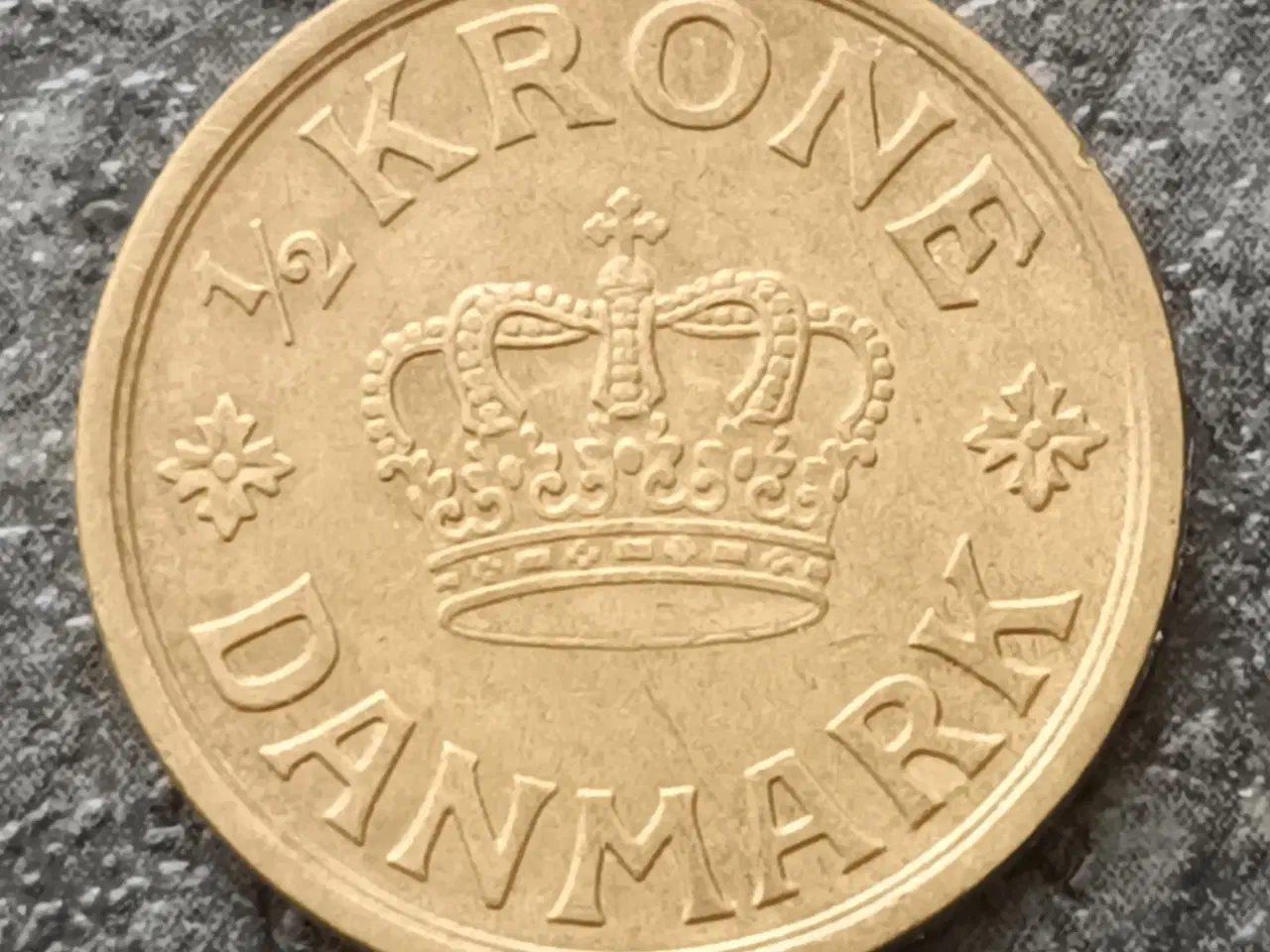 Billede 2 - ½ Kr 1939 i pæn kvalitet.