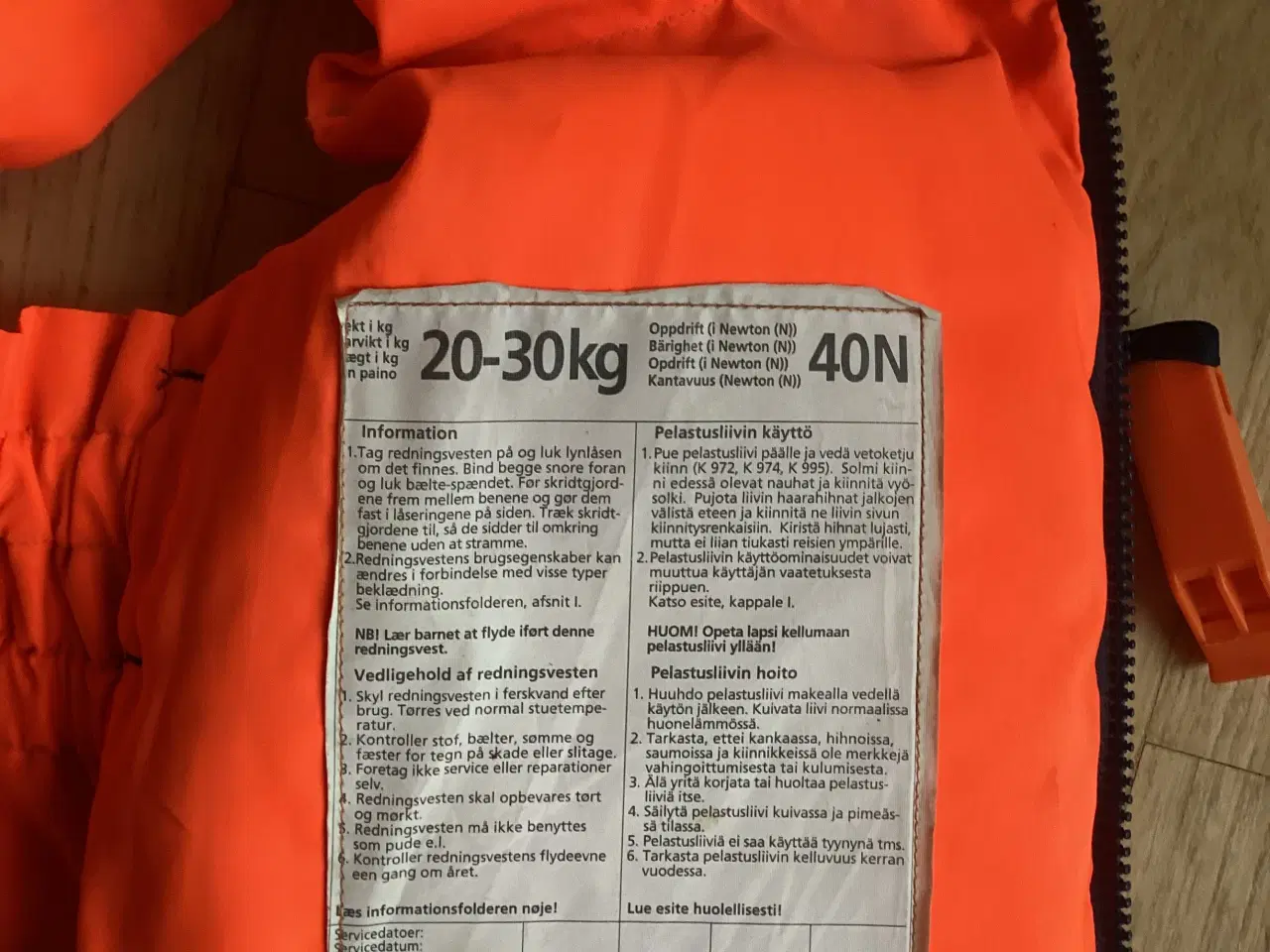 Billede 3 - Helly Hansen redningsvest barn