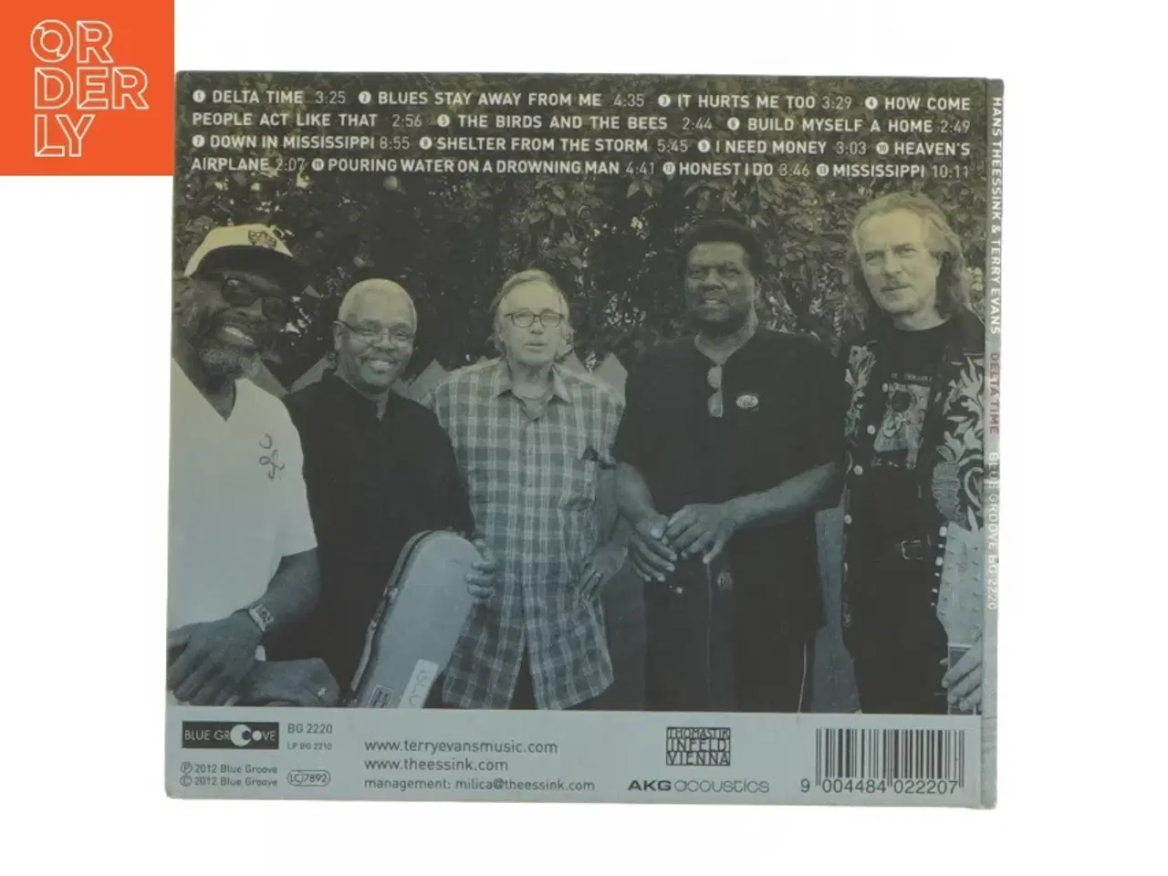 Billede 2 - CD: Delta Time - Hans Theessink & Terry Evans fra Blue Groove