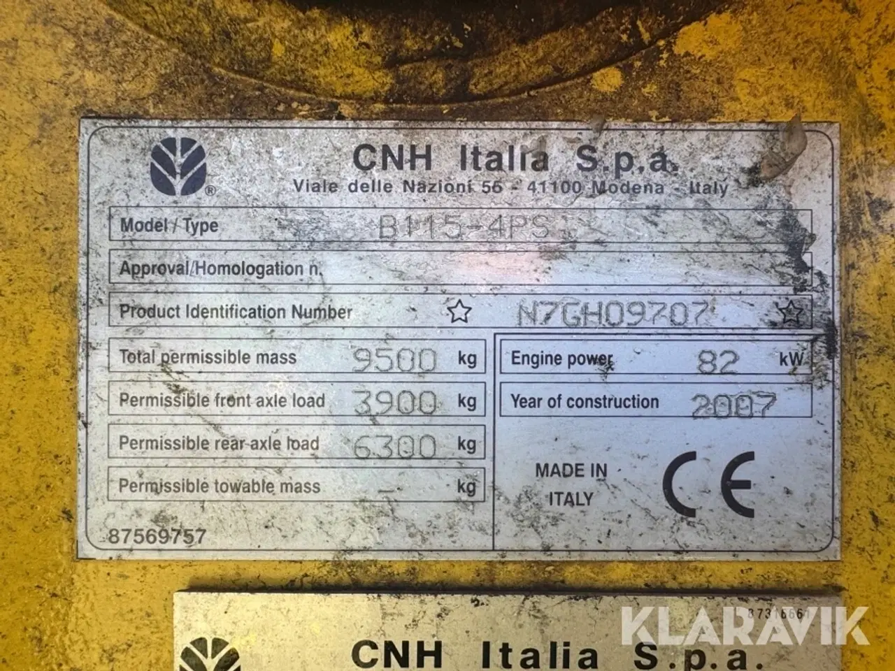 Billede 5 - Rendegraver New Holland B 115 - 4PS