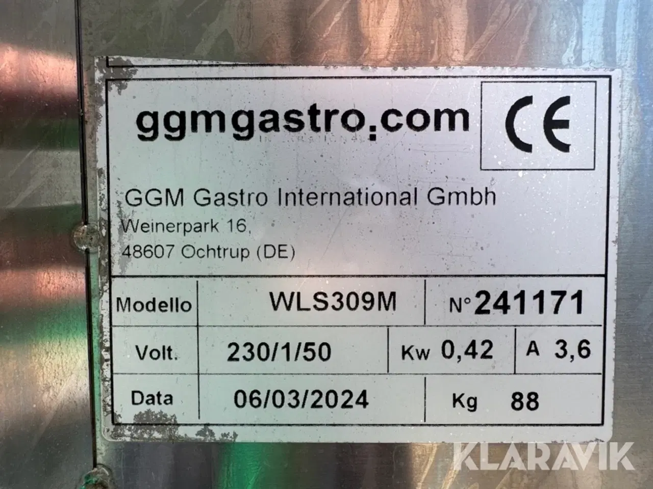 Billede 6 - Emhætte GGM Gastro WLS309M