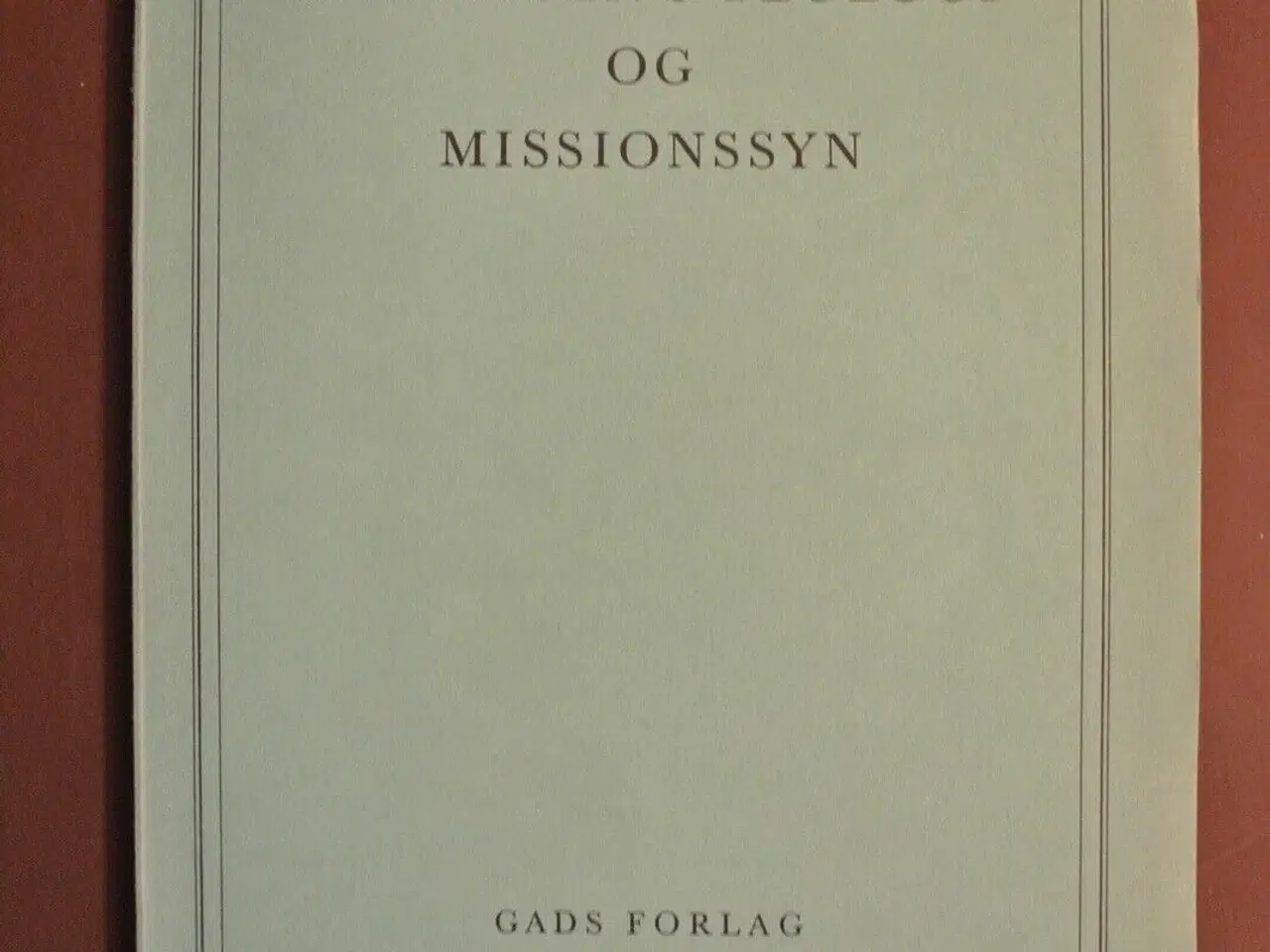 Billede 1 - l. p. larsen's teologi og missionssyn, af arne sch