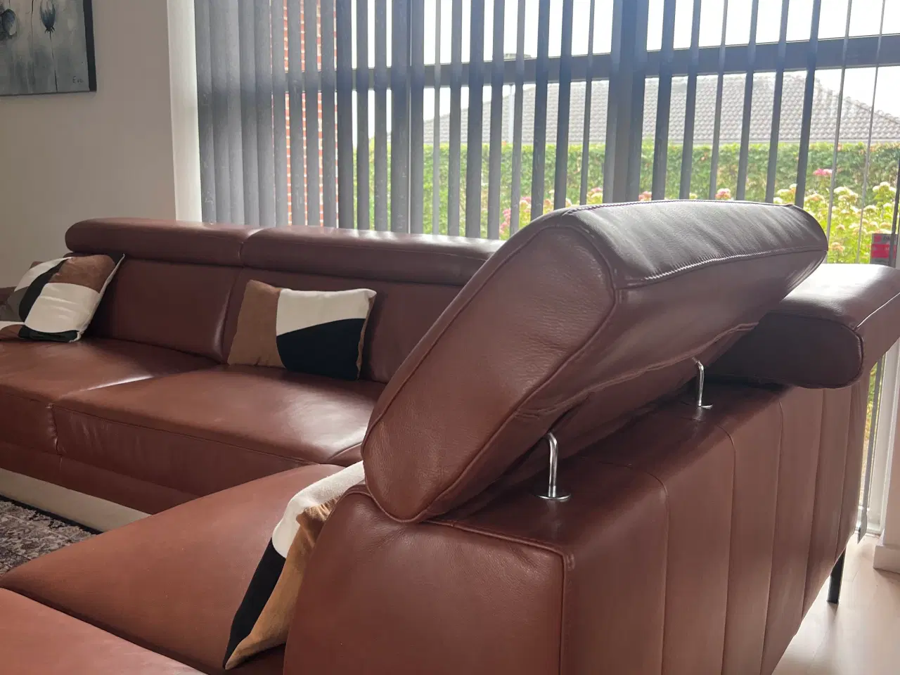 Billede 3 - Chaiselongsofa i Læder