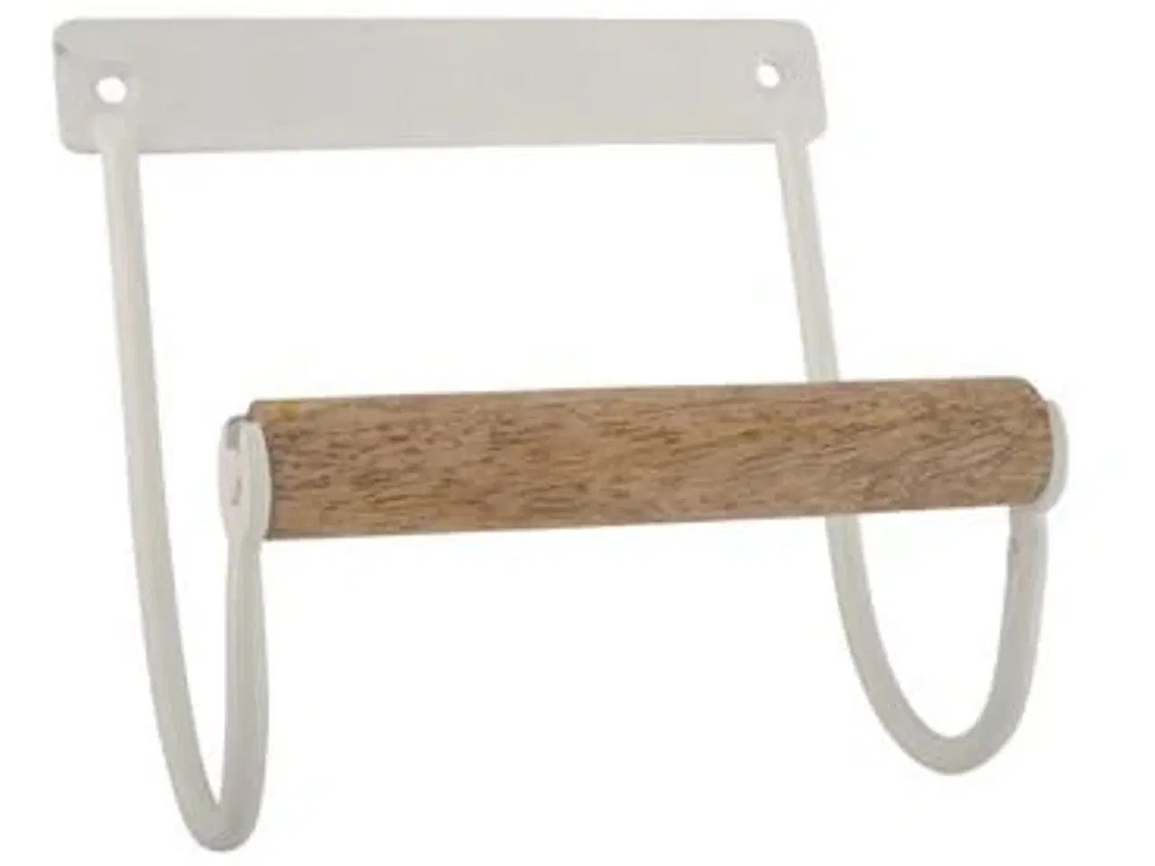 Billede 2 - Toiletpapirholder med træholder