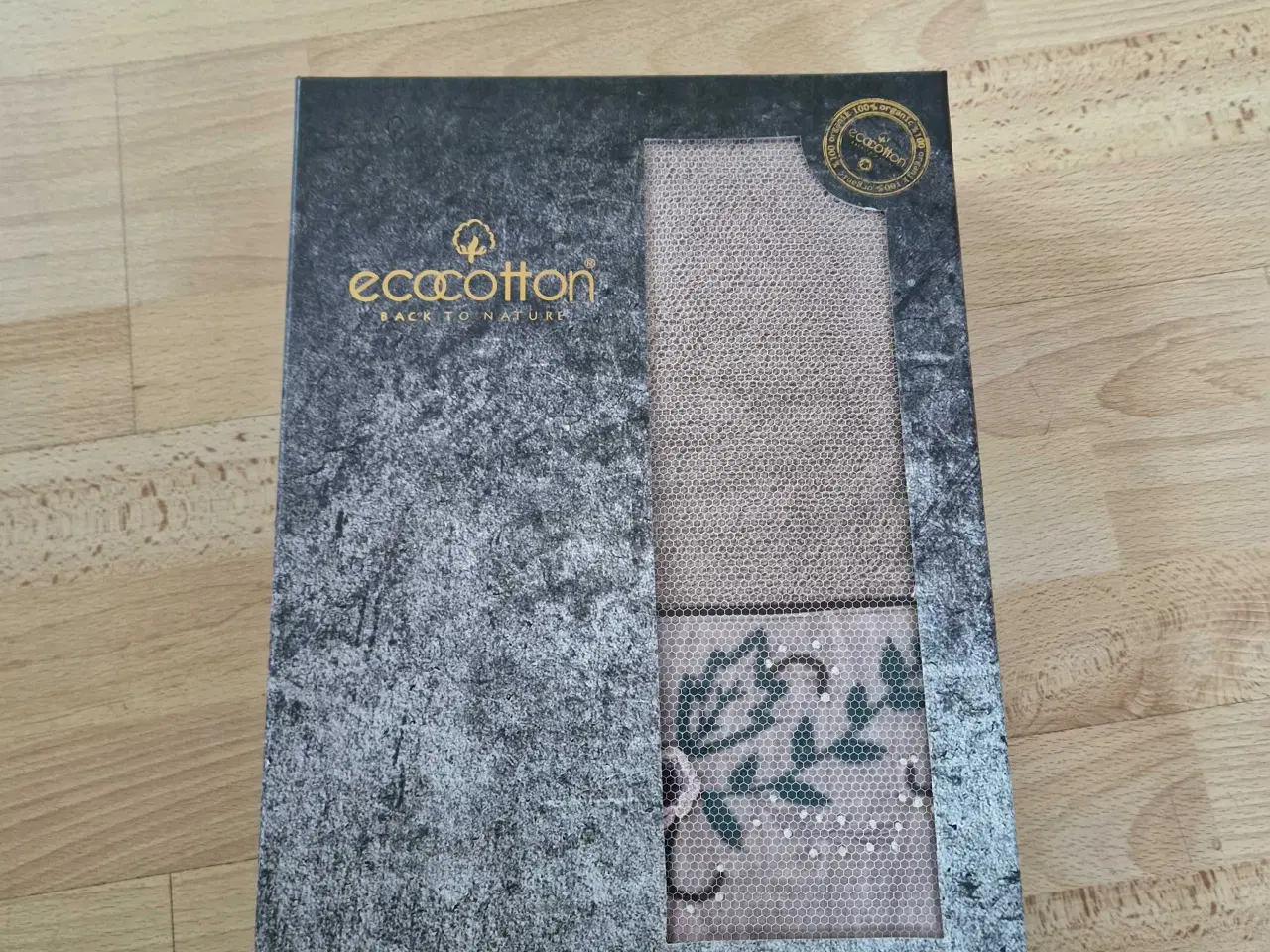 Billede 4 - Flot nyt økologisk økologisk håndklædesæt 