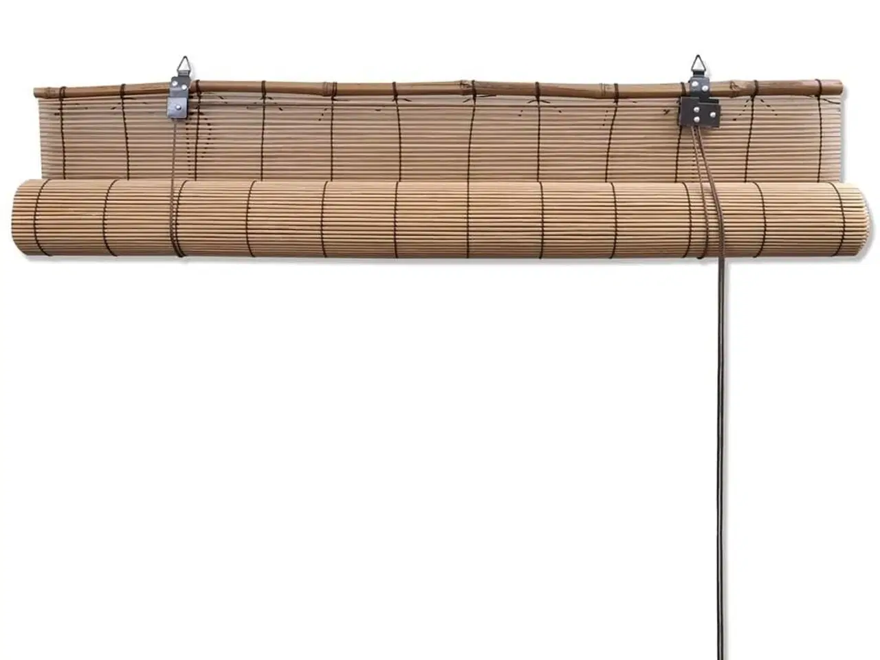 Billede 5 - Rullegardin 150x220 cm bambus brun