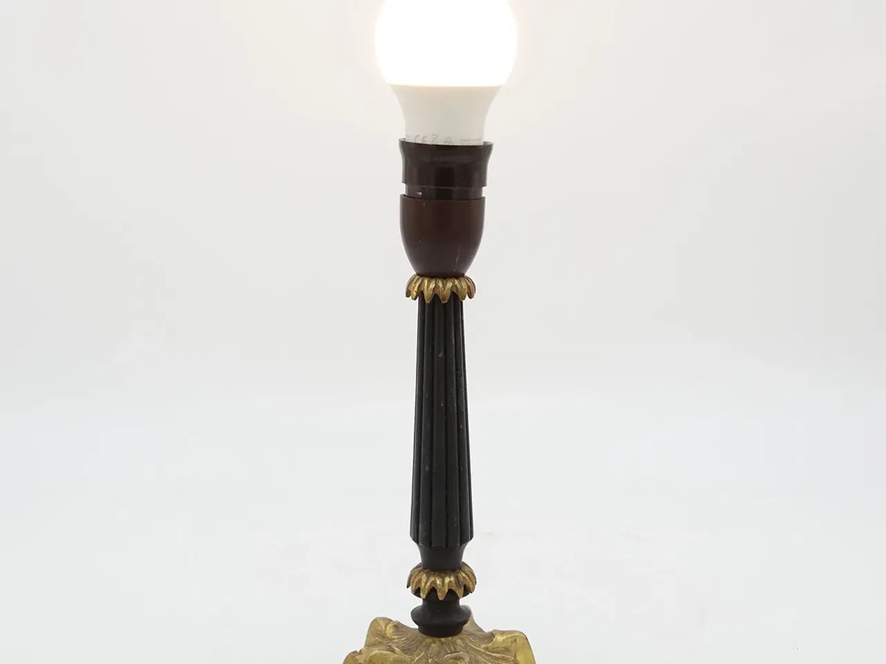 Billede 7 - Vintage sort/guld sengelampe 1940-60