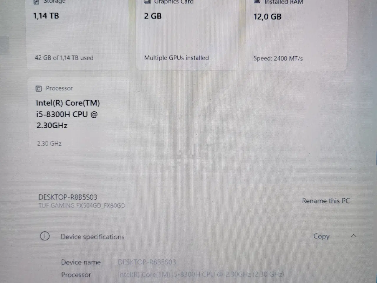 Billede 4 - Asus tuf gaming FX504