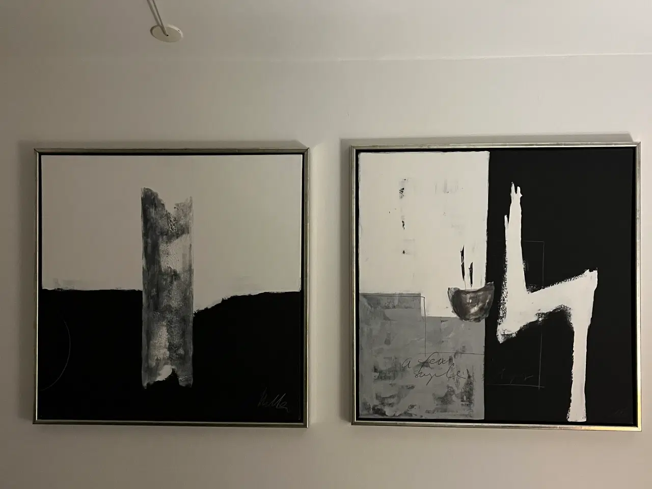 Billede 1 - 2 STK malerier