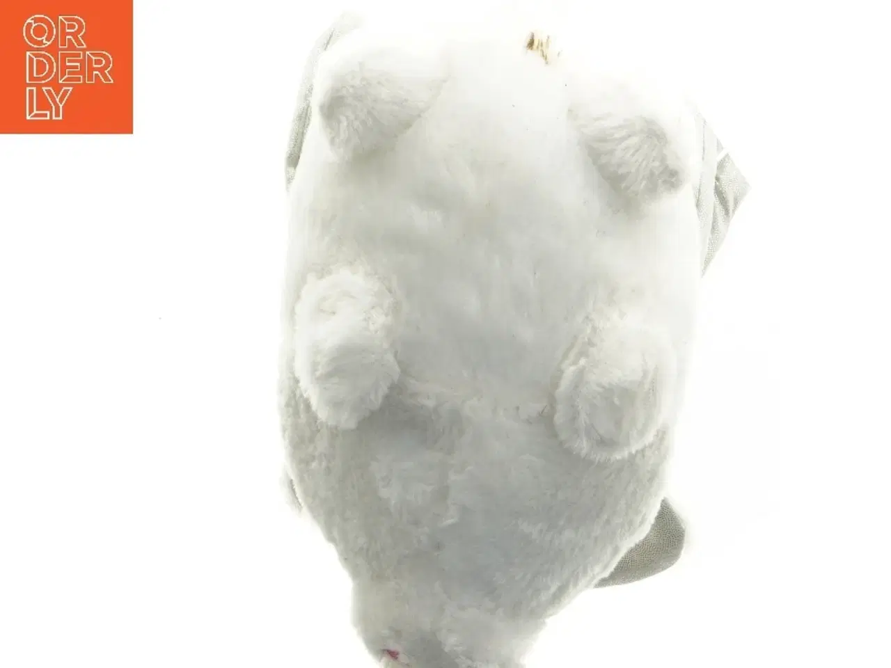 Billede 3 - Hvid bamse (str. 20 x 17 cm)