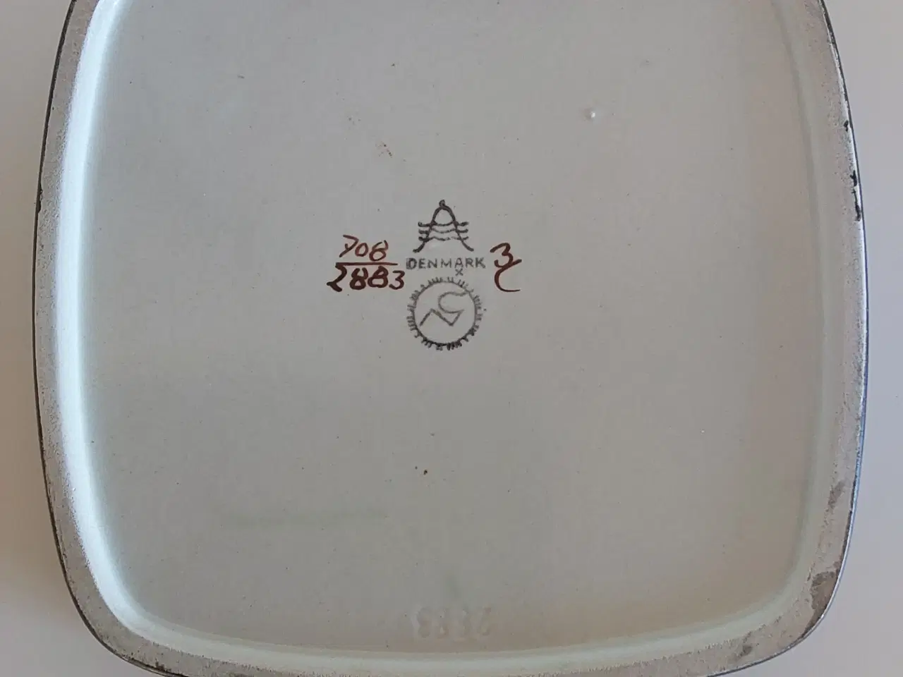 Billede 3 - Aluminia fad 708/2883 fra Baca-serien             