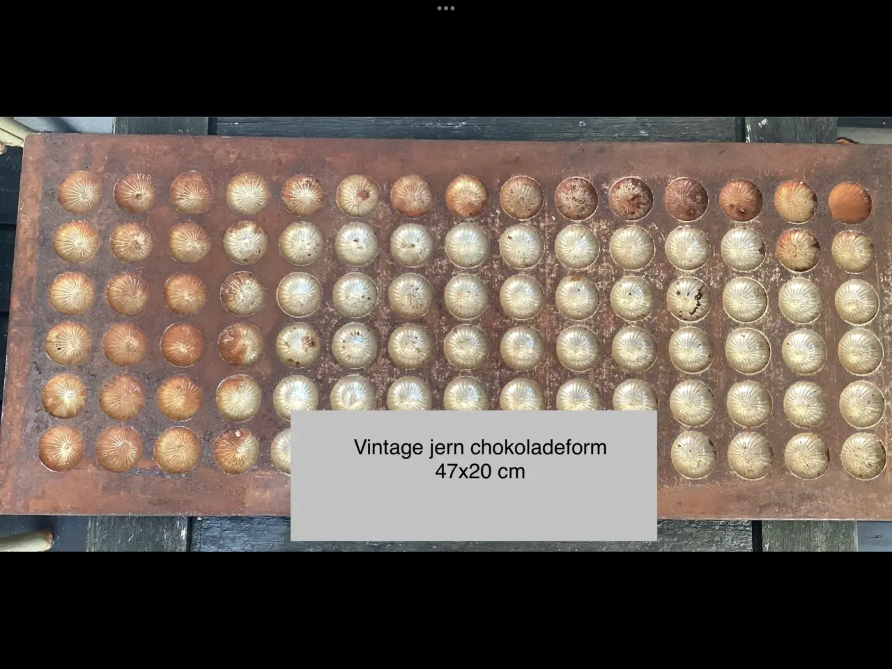 Billede 3 - Chokoladeform af jern Galle&Jessen