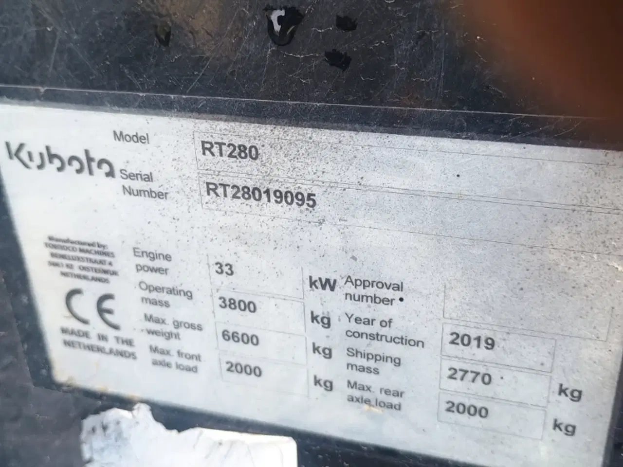 Billede 7 - Kubota RT280