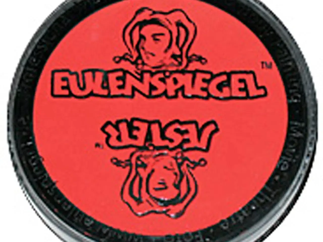 Billede 1 - Eulenspiegel Ansigtsmaling, mørk orange, 20ml/ 1 ds.