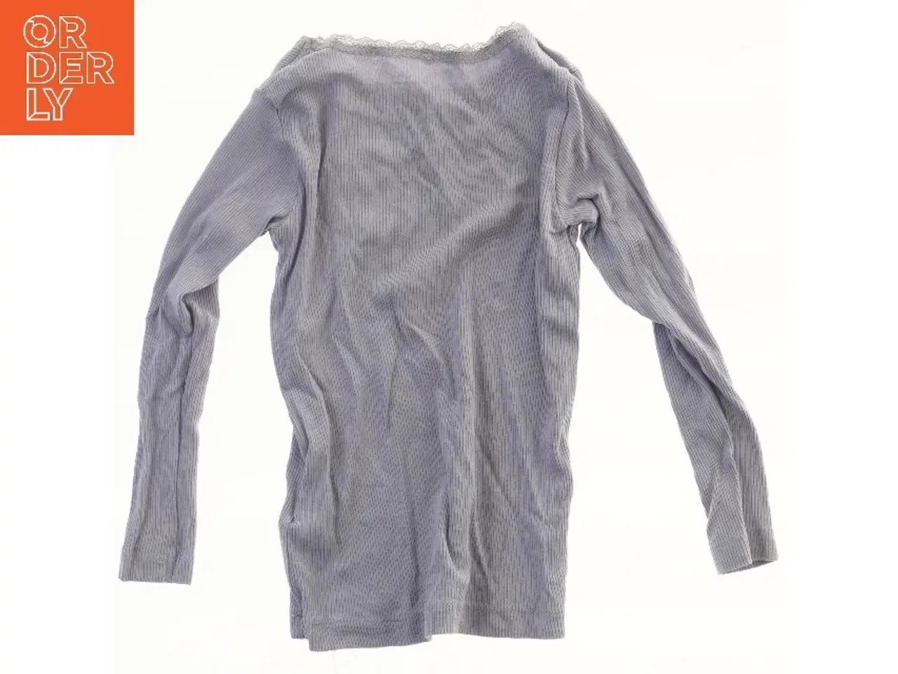 Billede 2 - Langærmet bluse med blondekant fra Name It (str. 98)