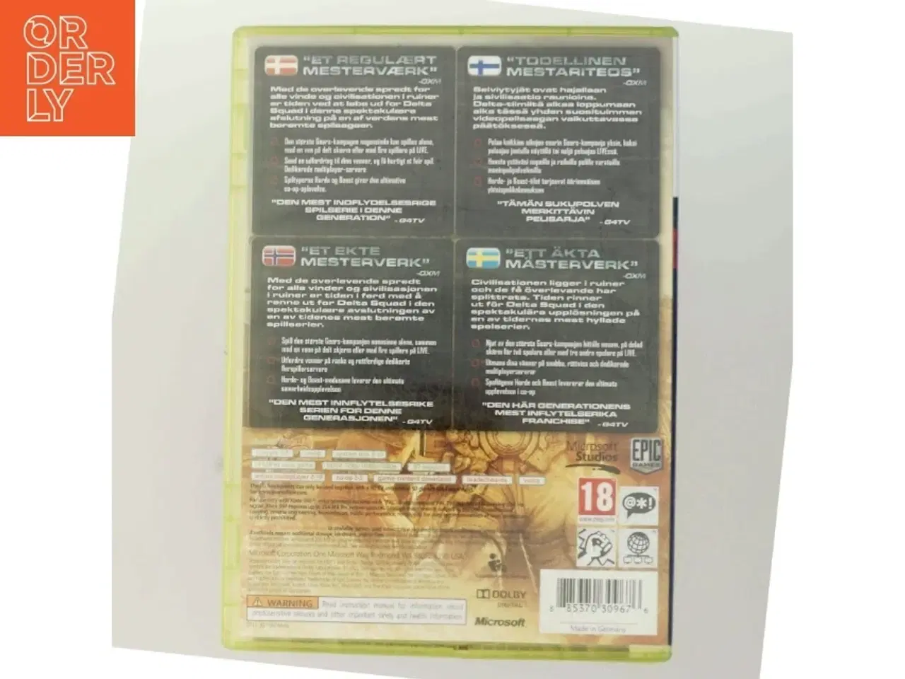 Billede 3 - Xbox 360 spil &#39;Gears of War 3&#39; fra Microsoft, Epic Games