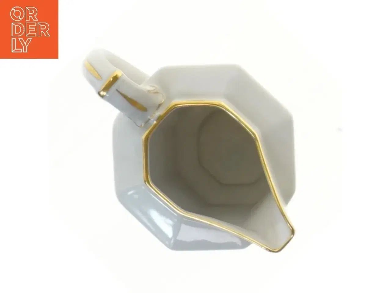 Billede 2 - Porcelænskande med blomstermotiv (str. 9 cm)