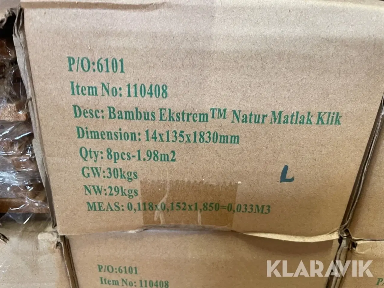 Billede 9 - Bambus klikgulv Holse & Wibroe ca 130kvm