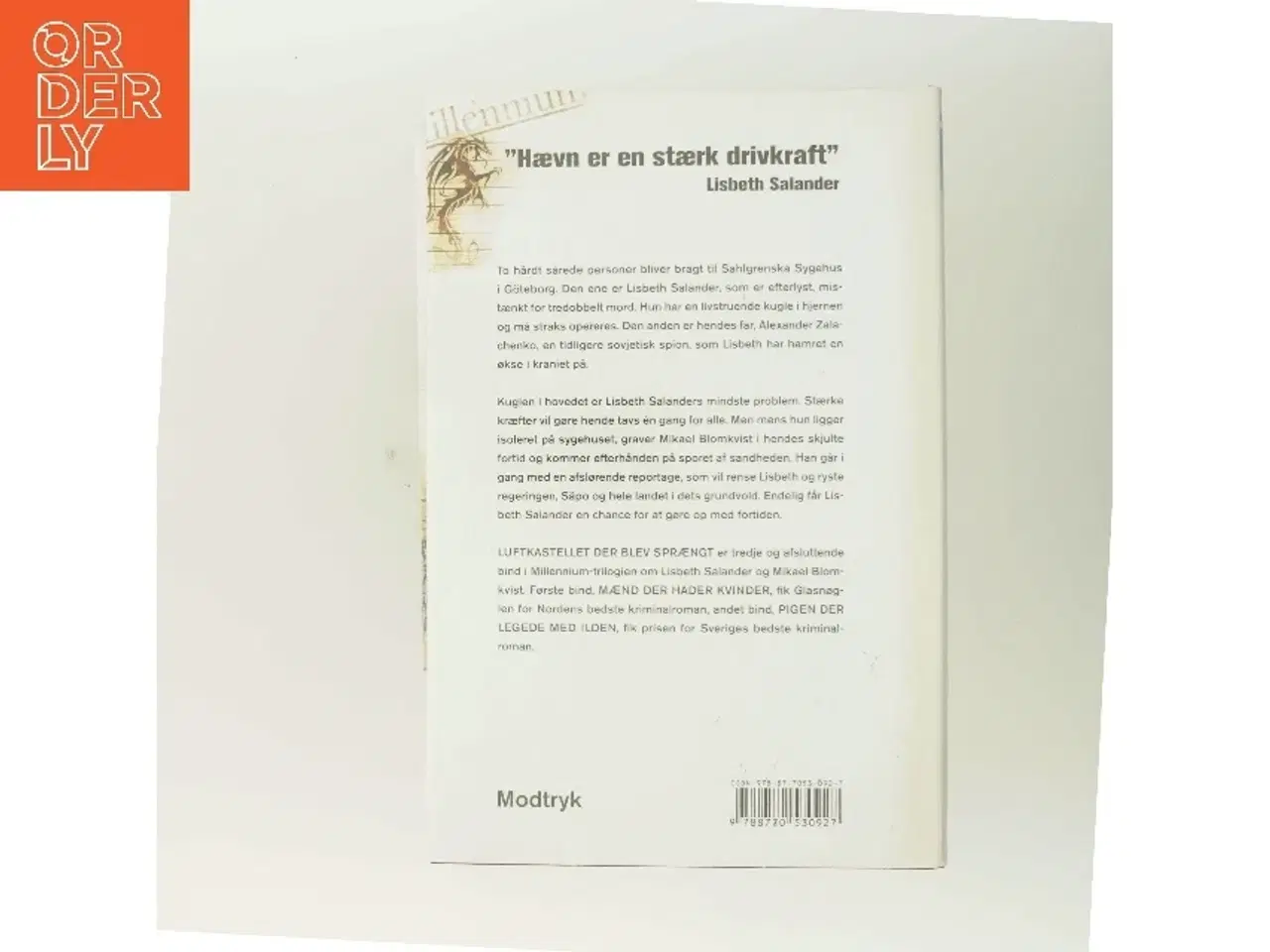 Billede 3 - Luftkastelletderblevsprngt Stir up a Hornets' Nest of Girl. Shi Dige Larsen. the Danish Original. Hardcover](chinese Edition) af Stieg Larsson (Bo
