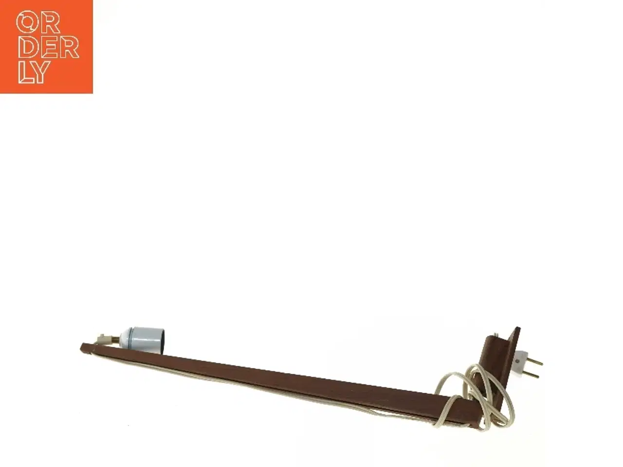 Billede 3 - Vintage retro teak væglampe i træ (str. 52 cm)