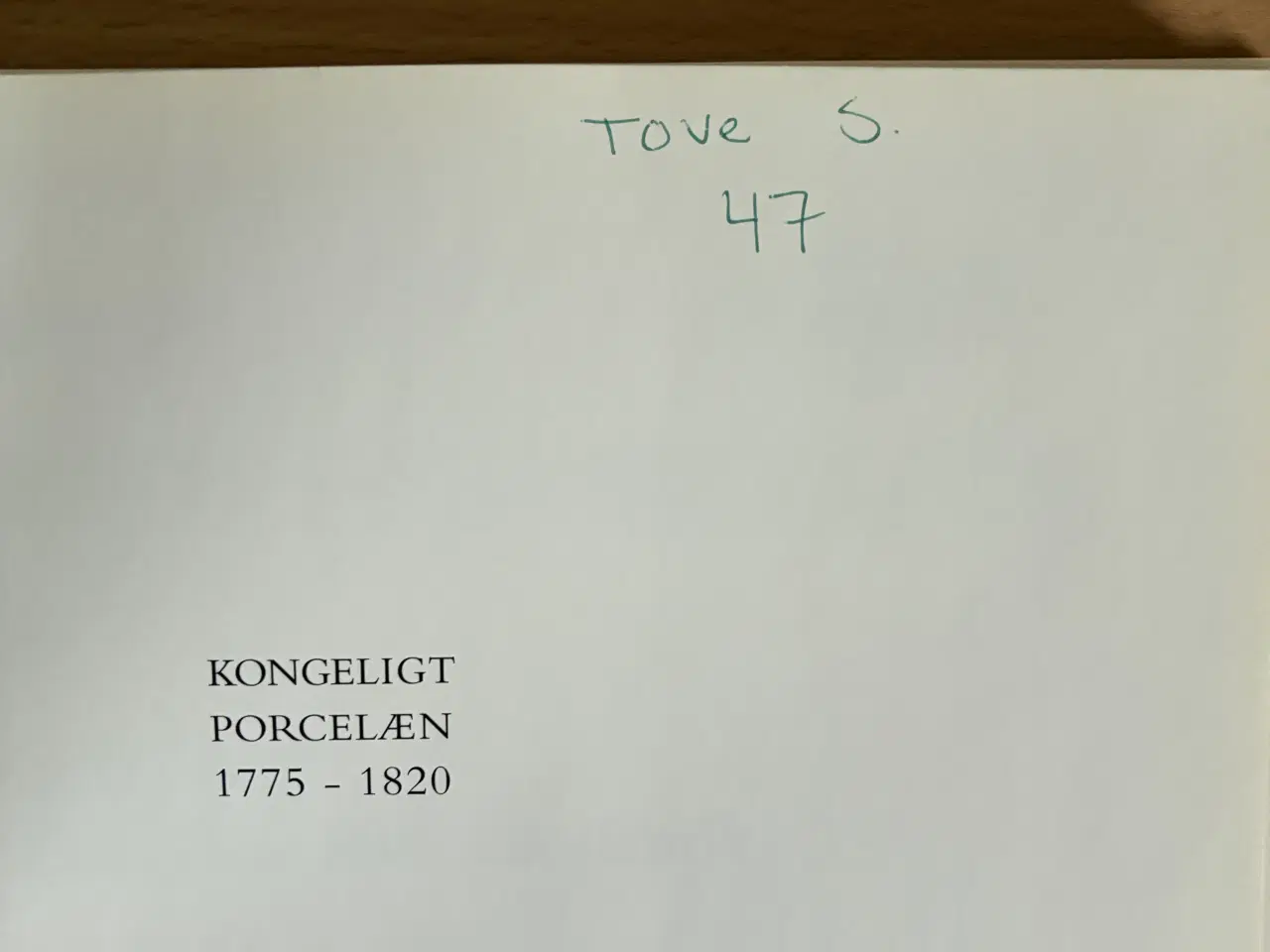 Billede 5 - Kongeligt Porcelæn 1775-1820