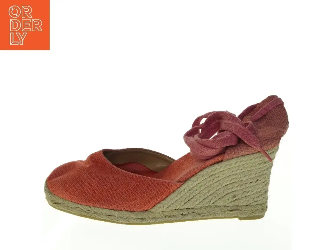 Billede 1 - Espadrilles med kilehæl (str. 41)