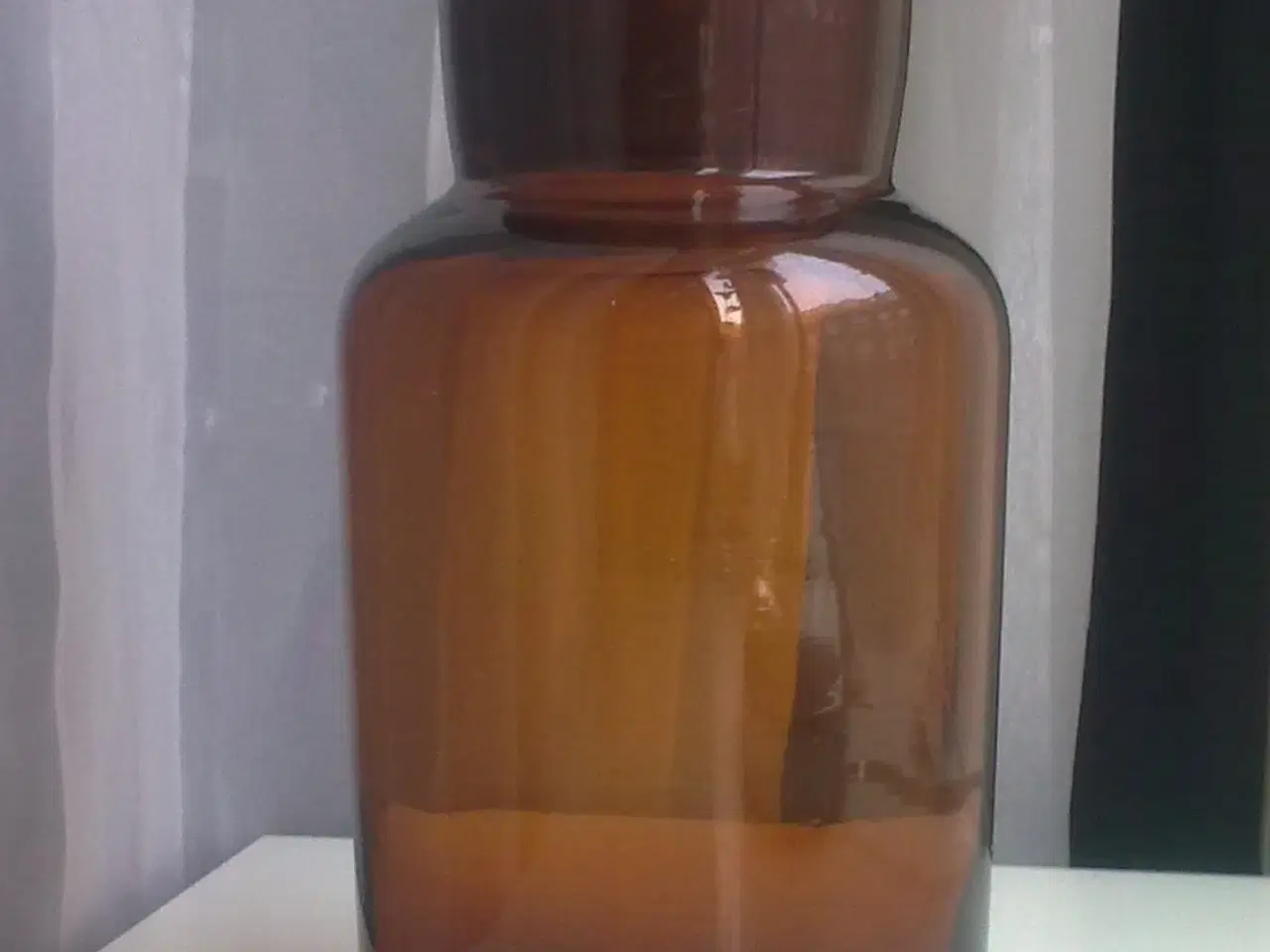 Billede 7 - Farvet glas udvalg af belgisk krukke & APOTEK glas